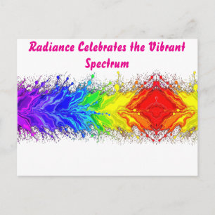 Carte Postale « Radiance » – Un motif de fierté abstrait