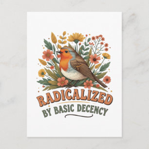 Carte Postale Radicalisé par une décence fondamentale Inspiratio