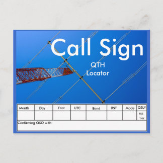 Carte Postale Radio amateur QSL