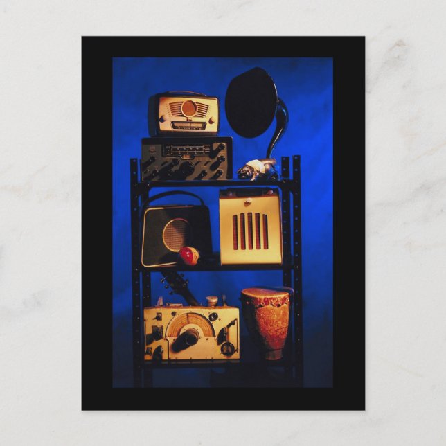 Carte Postale Radio antique (Devant)