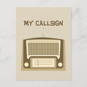 Carte Postale Radio de jambon