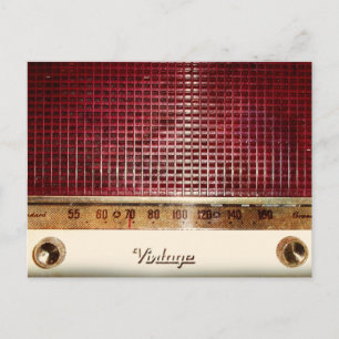 Carte Postale Radio rétro