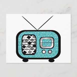 Carte Postale Radio rétro