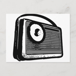 CARTE POSTALE RADIO TRANSISTEUR PORTABLE