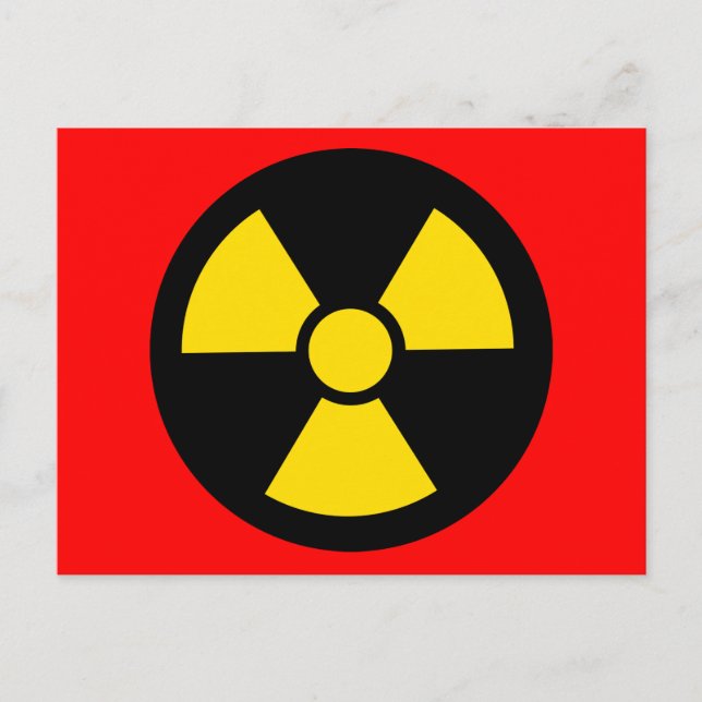 Carte Postale Radioactif (Devant)