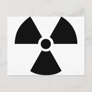 Carte Postale radioactif