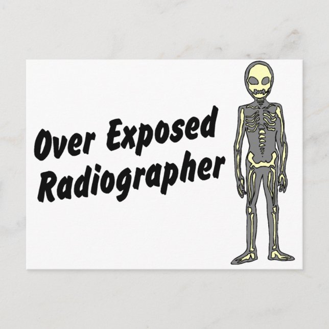 Carte Postale Radiographe Exposé (Devant)