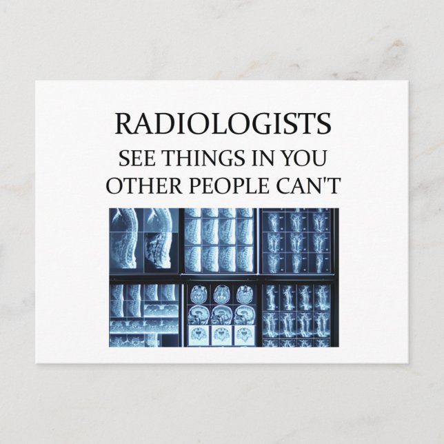 Carte Postale Radiologie RADIOLOGisT (Devant)