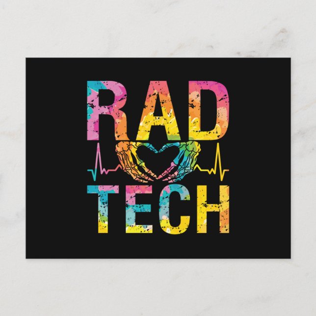 Carte Postale Radiologie Tech Rad Tech Technologue en médecine X (Devant)