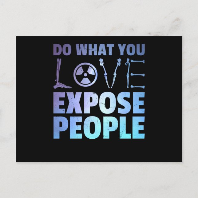 Carte Postale Radiologue Joke Funny Radiology Humor Rad Tech (Devant)