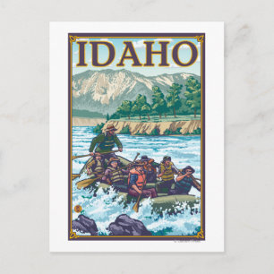 Carte Postale Rafting en eaux vives - Idaho