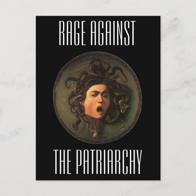 Carte Postale Rage contre le patriarcat (Devant)