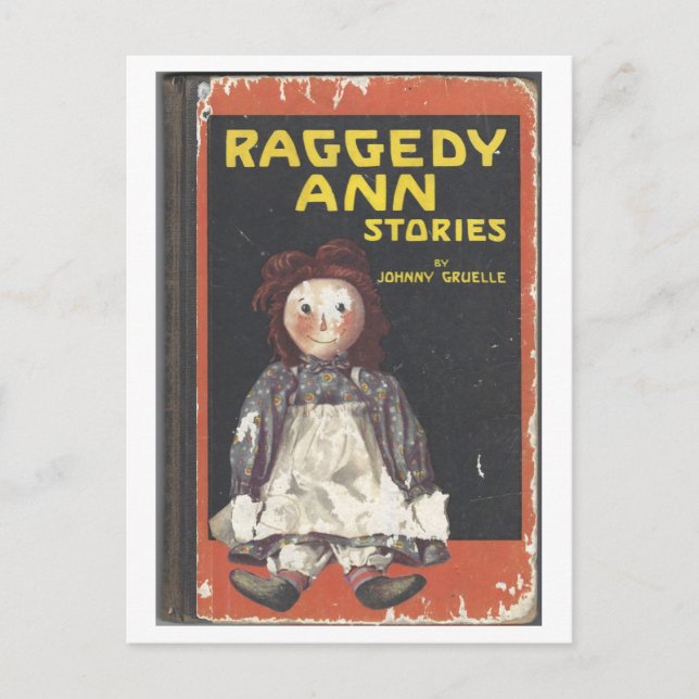 Carte Postale Raggedy Ann Stories par Gruelle 1918 Couverture du (Devant)