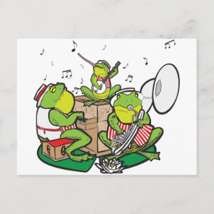CARTE POSTALE RAGTIME FROGS