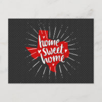 Raider Red and Black Home, Sweet Home - Texas