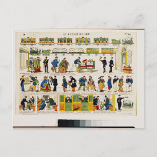 Carte Postale Rail Travel, c.1850