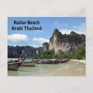 Carte postale Railay Beach Krabi Thaïlande