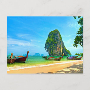 Carte Postale Railay Beach Krabi, Thaïlande