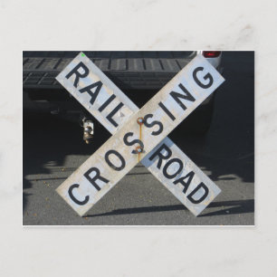 Carte Postale Railroad Crossing