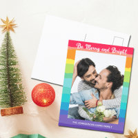 Rainbow Christmas Be Joyeux and Bright LGBTQ Photo