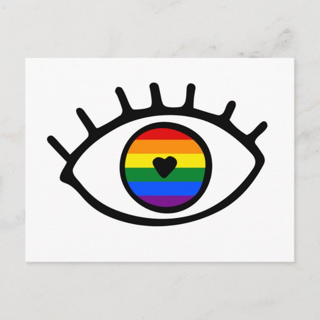 Carte Postale Rainbow eye (Devant)