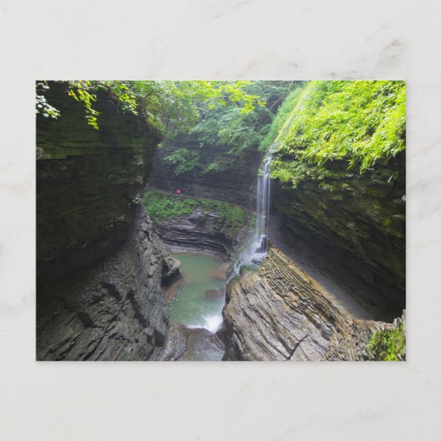 Carte Postale Rainbow Falls, Watkins Glen State Park, New York (Devant)