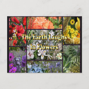 Carte Postale Rainbow Flowers - Earth Laughn par Emerson