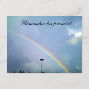 Carte postale RAINBOW GODS PROMISE