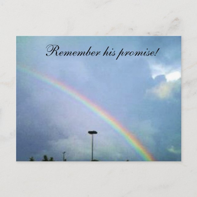 Carte postale RAINBOW GODS PROMISE (Devant)