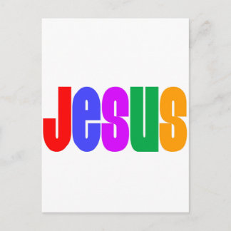 Carte Postale Rainbow Jesus
