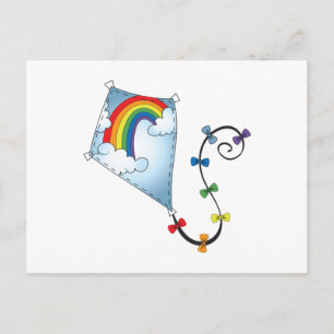 Carte Postale Rainbow Kite
