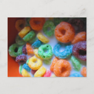 Carte Postale Rainbow Loops Cereal Pool