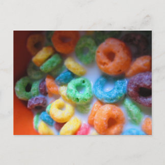 Carte Postale Rainbow Loops Cereal Pool