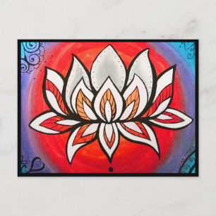 Carte postale Rainbow Lotus