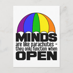 Carte postale Rainbow Parachute