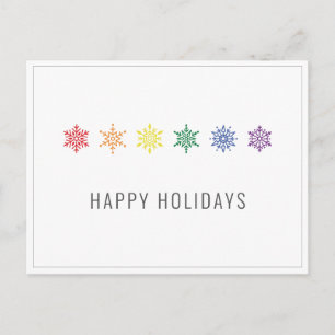 Carte Postale Rainbow Pride Noël