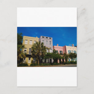Carte Postale Rainbow Row Charleston, SC