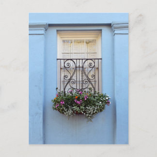 Carte Postale Rainbow Row Flower Box, Charleston, S.C.