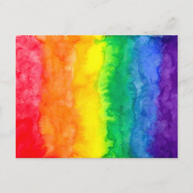 Carte postale Rainbow Wash (Devant)