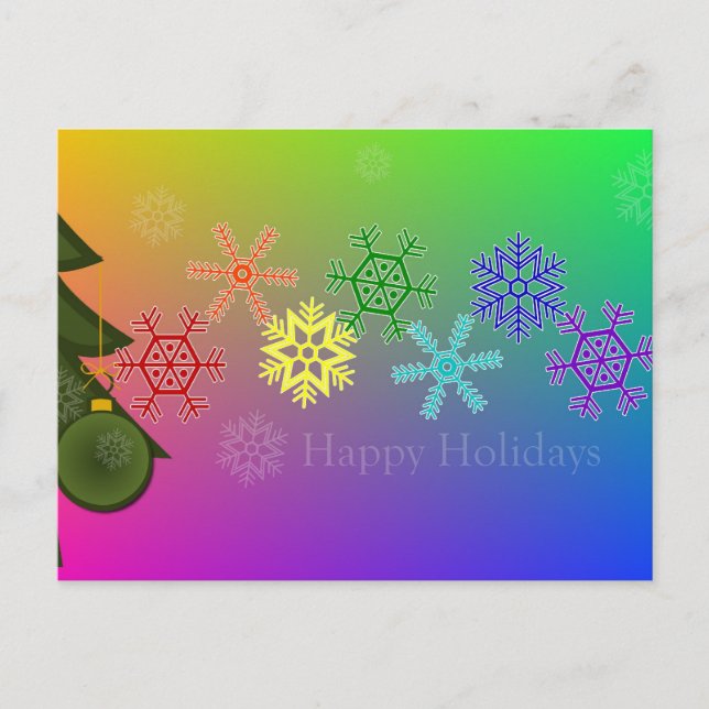 Carte Postale Rainow Snowfalks (Devant)