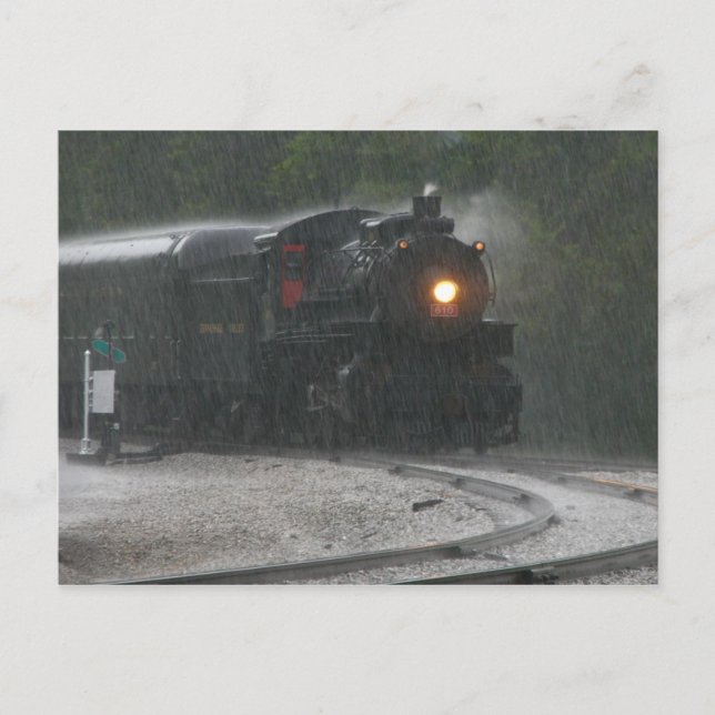 Carte Postale Rainy Day au Tennessee Valley Railroad Museum (Devant)