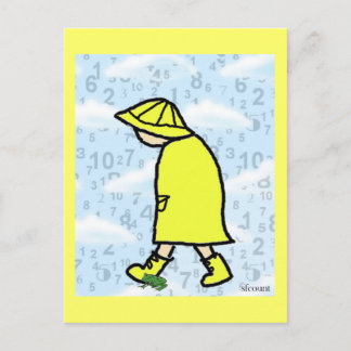 Carte postale Rainy Day Boy