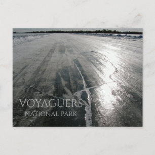 Carte Postale Rainy Lake Ice Road, Parc national des Voyageurs,