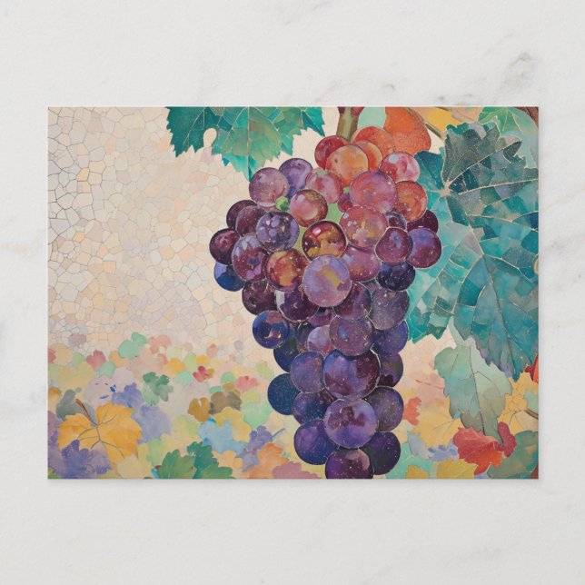 Carte Postale Raisins (Devant)