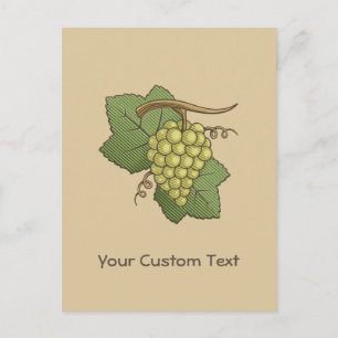 Carte Postale Raisins blancs