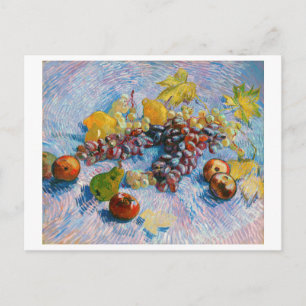 Carte Postale Raisins, citrons, poires et pommes, Van Gogh