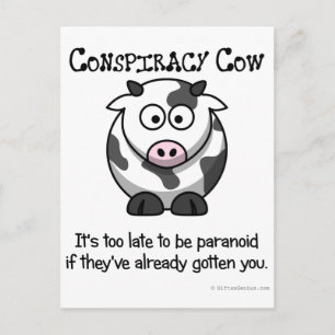 Carte Postale Raison d'être paranoïaque