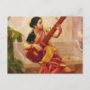 Carte Postale Raja Ravi Varma