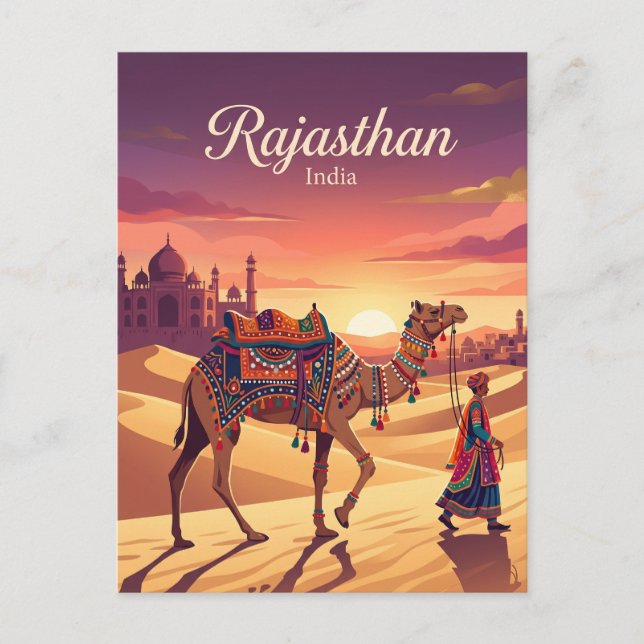 Carte Postale Rajasthan Inde (Devant)