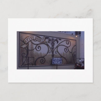 carte postale raleigh à cinq points